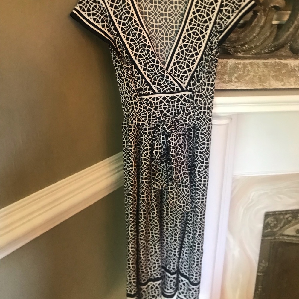 Black and white dress